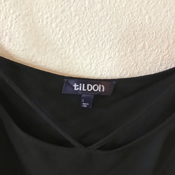 Black spaghetti strap blouse - Picture 3 of 3